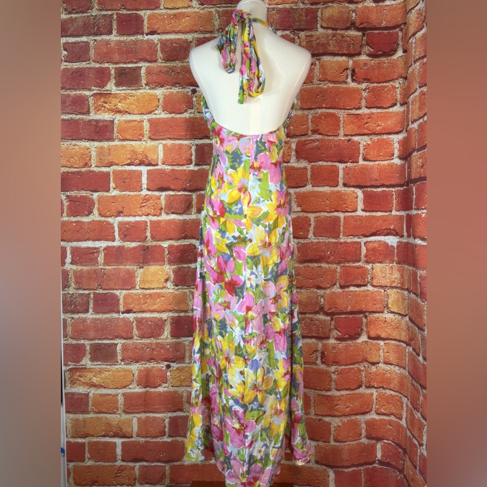 Lucy Paris Multicolor Floral Maxi Dress Size XS Cottagecore Coquette Boho‎ Flowy - Picture 4 of 14